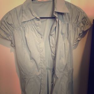 Prada Stretch Cotton Blouse